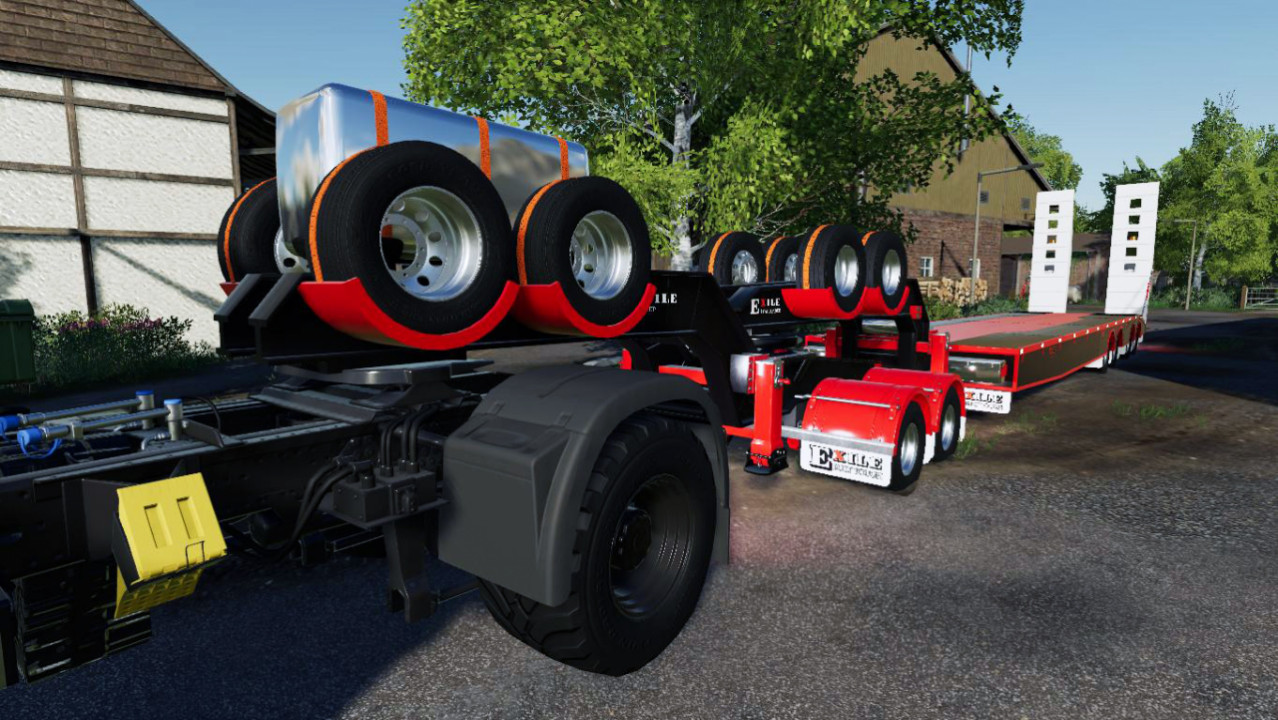 Exile Low Loader With Jeep